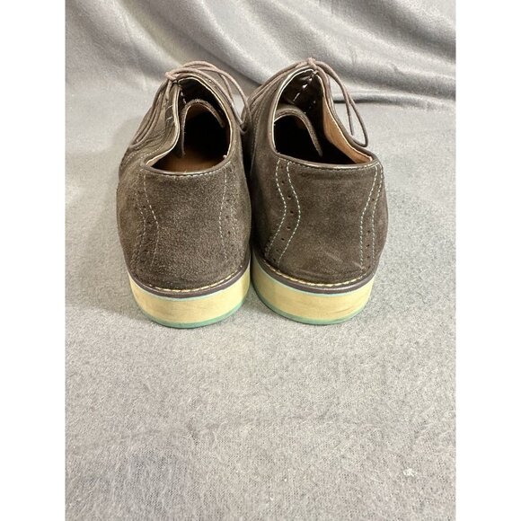 Johnston Murphy Mens Flex System Sheepskin Insole Brown Blue Stitching Sz 8 1/2M - Picture 3 of 14